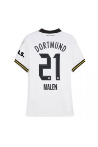 Borussia Dortmund Donyell Malen #21 Voetbaltruitje 3e tenue Dames 2024-25 Korte Mouw